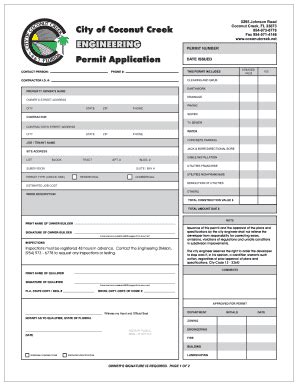 coconut creek building dept|Building Permits .